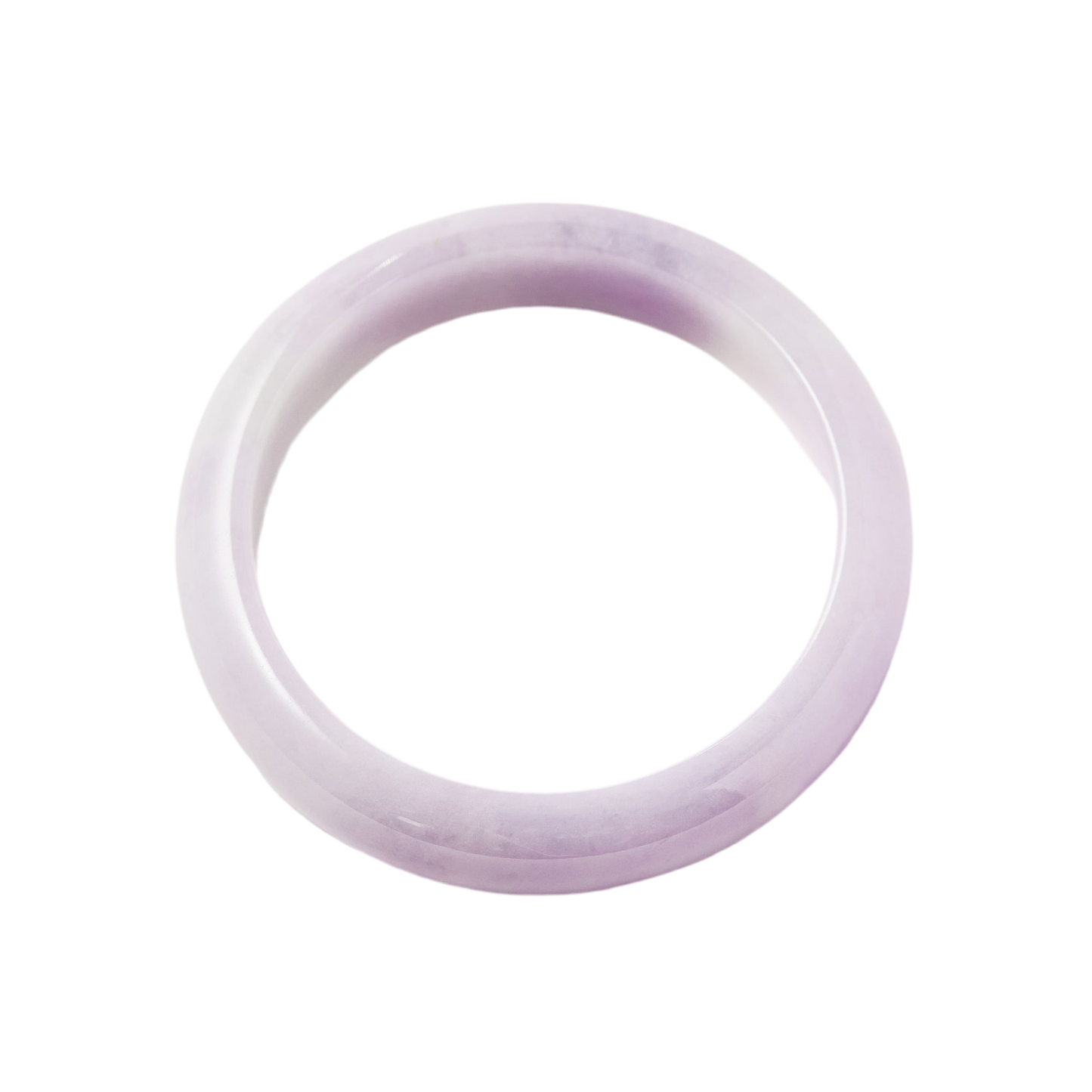 天然紫罗兰翡翠手镯56.3mm