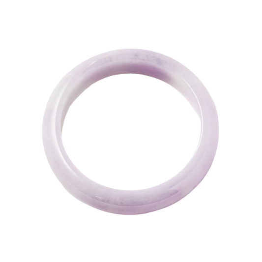 天然紫罗兰翡翠手镯56.3mm 